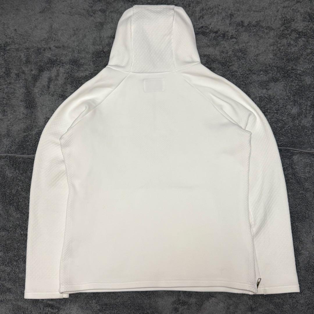 マークアンドロナ パーカー ハーフジップニットセーター 3Dロゴ 46 M