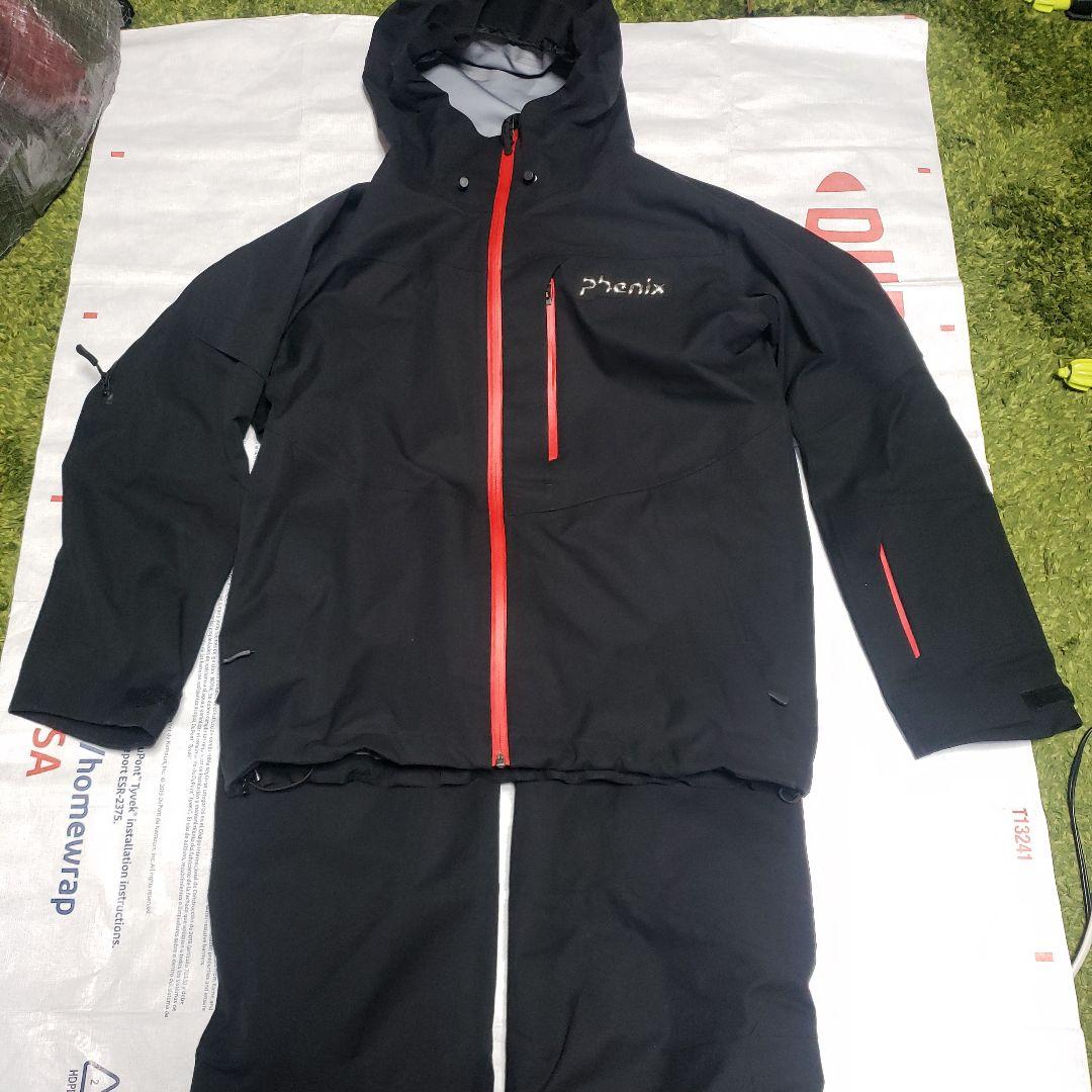 Phenix スキーウェア ブラック/レッド