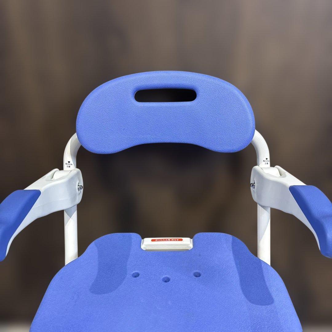 美品　安寿 シャワーチェア FSフィット 介護用 風呂椅子 折り畳み