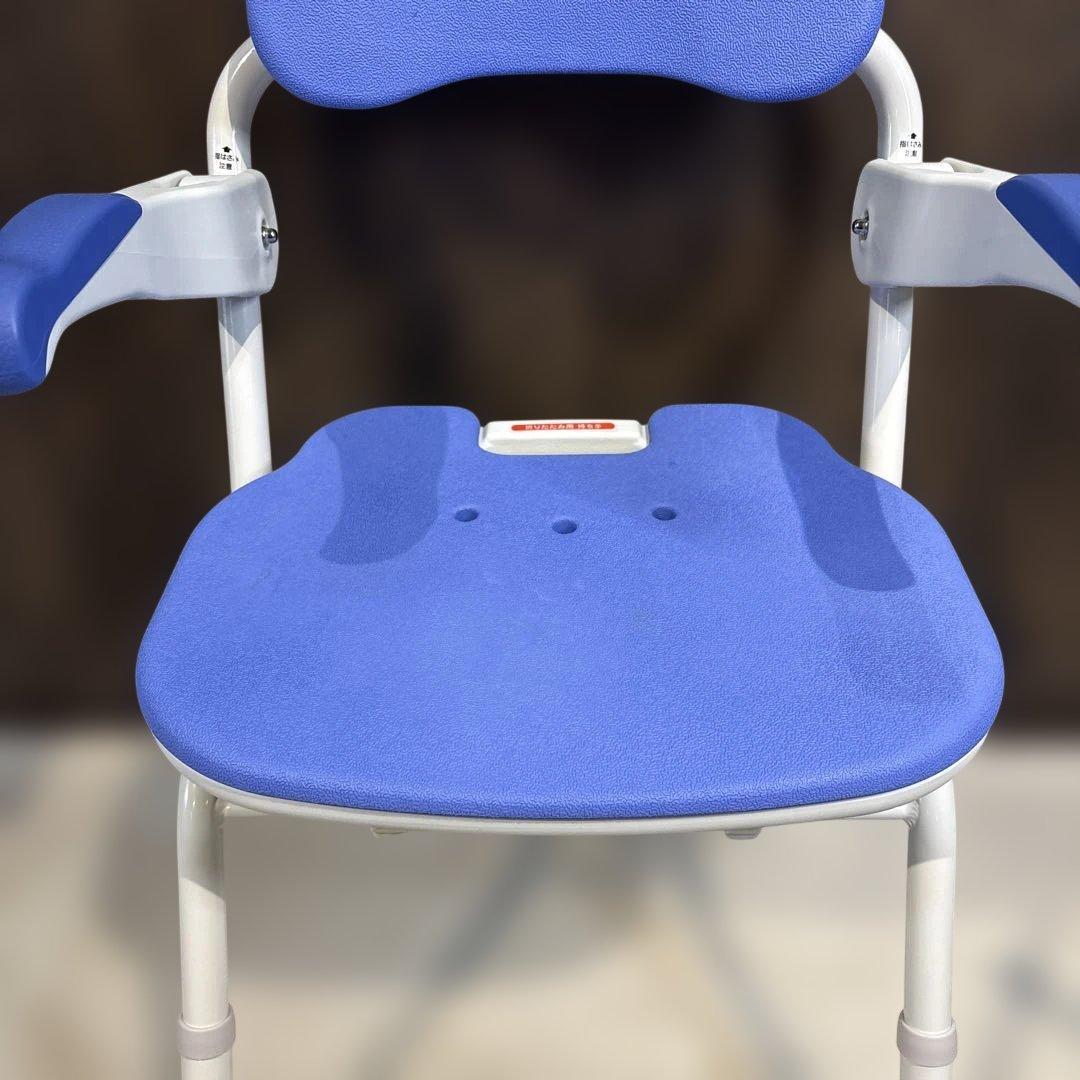 美品　安寿 シャワーチェア FSフィット 介護用 風呂椅子 折り畳み