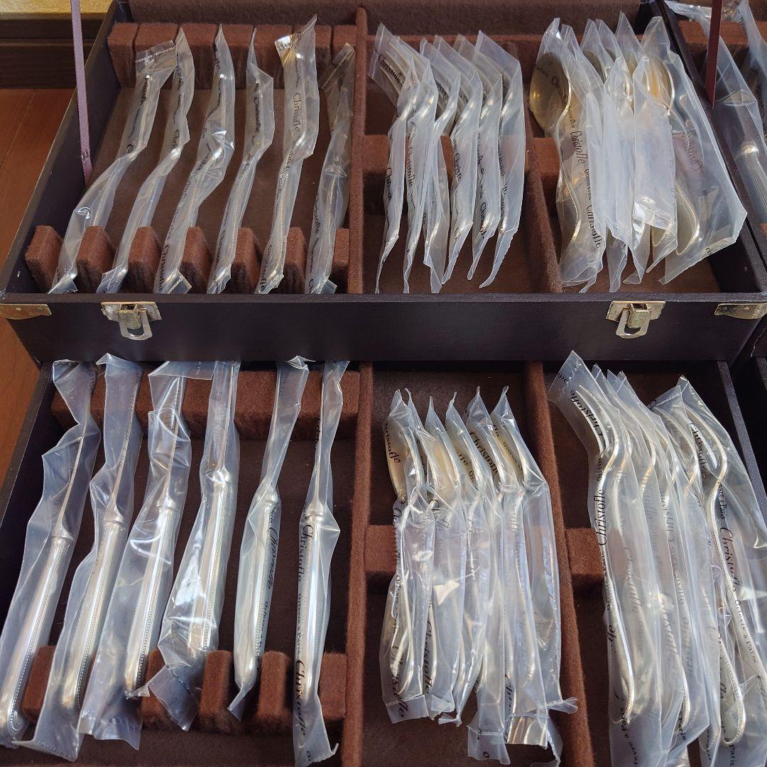 クリストフル　パール　72本　カトラリー　スプーン　フォーク　新品　140万相当