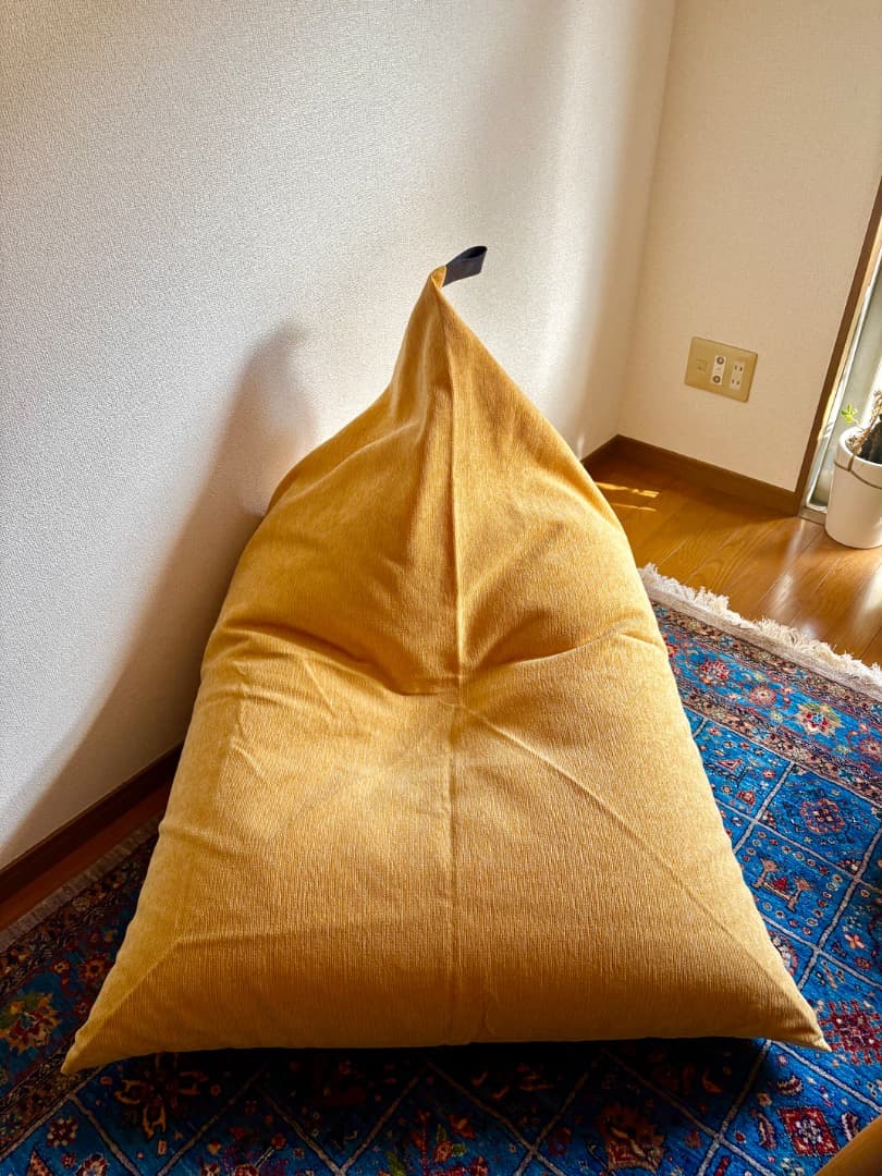 【美品】tetra　テトラ ビーズクッション　ビッグサイズ　大東寝具