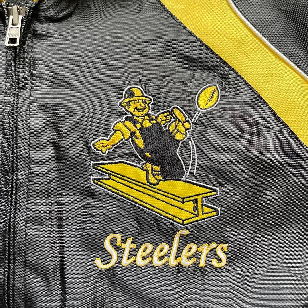 90s NFL スティーラーズ ナイロンジャケット