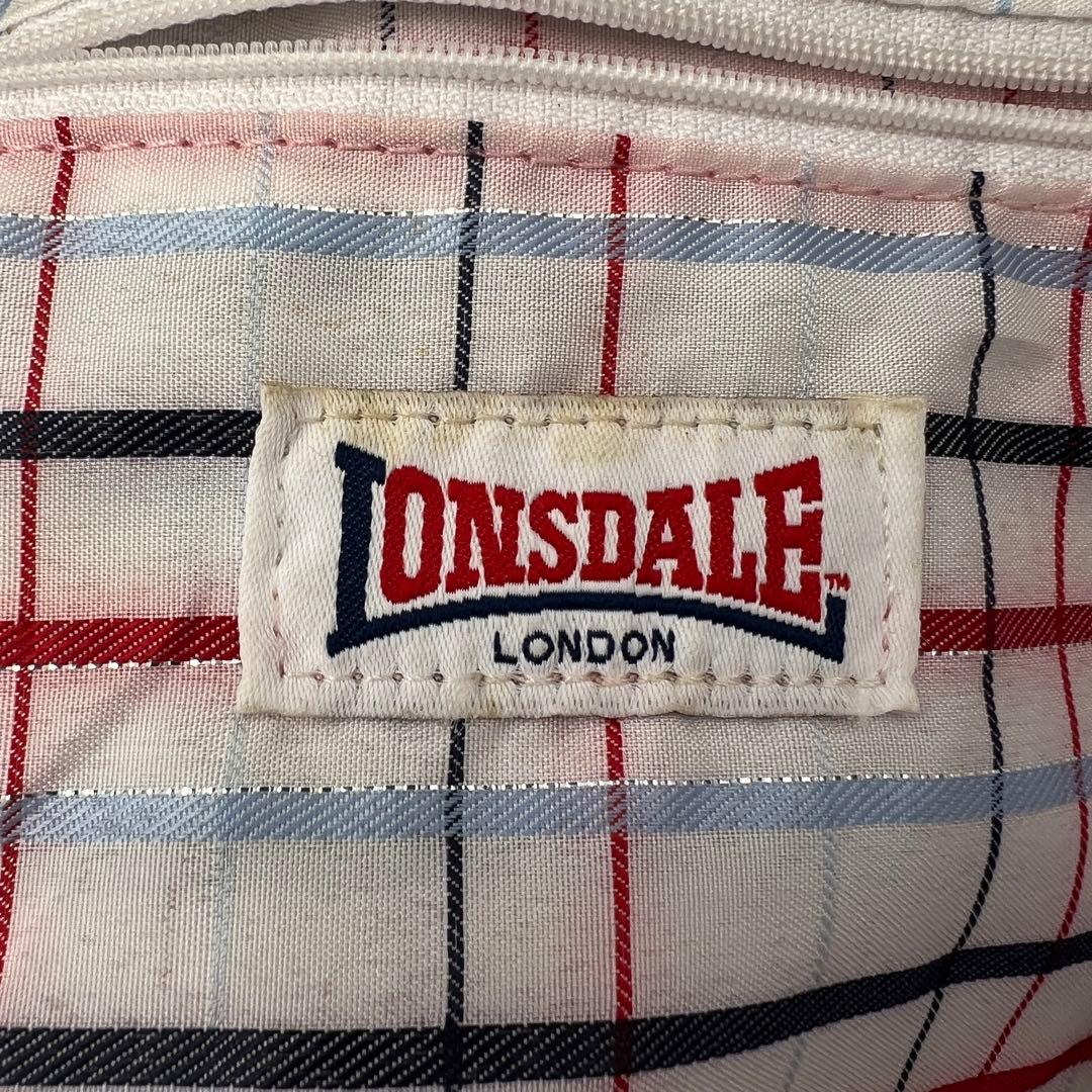 希少 ロンズデール LONSDALE ボストンバッグ ブラウン クロコ型押し