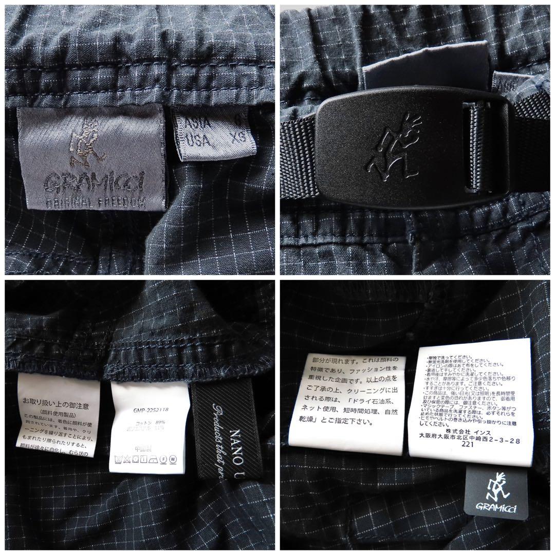 グラミチ ナノユニバース別注 リップストップカーゴパンツ S 顔料染め