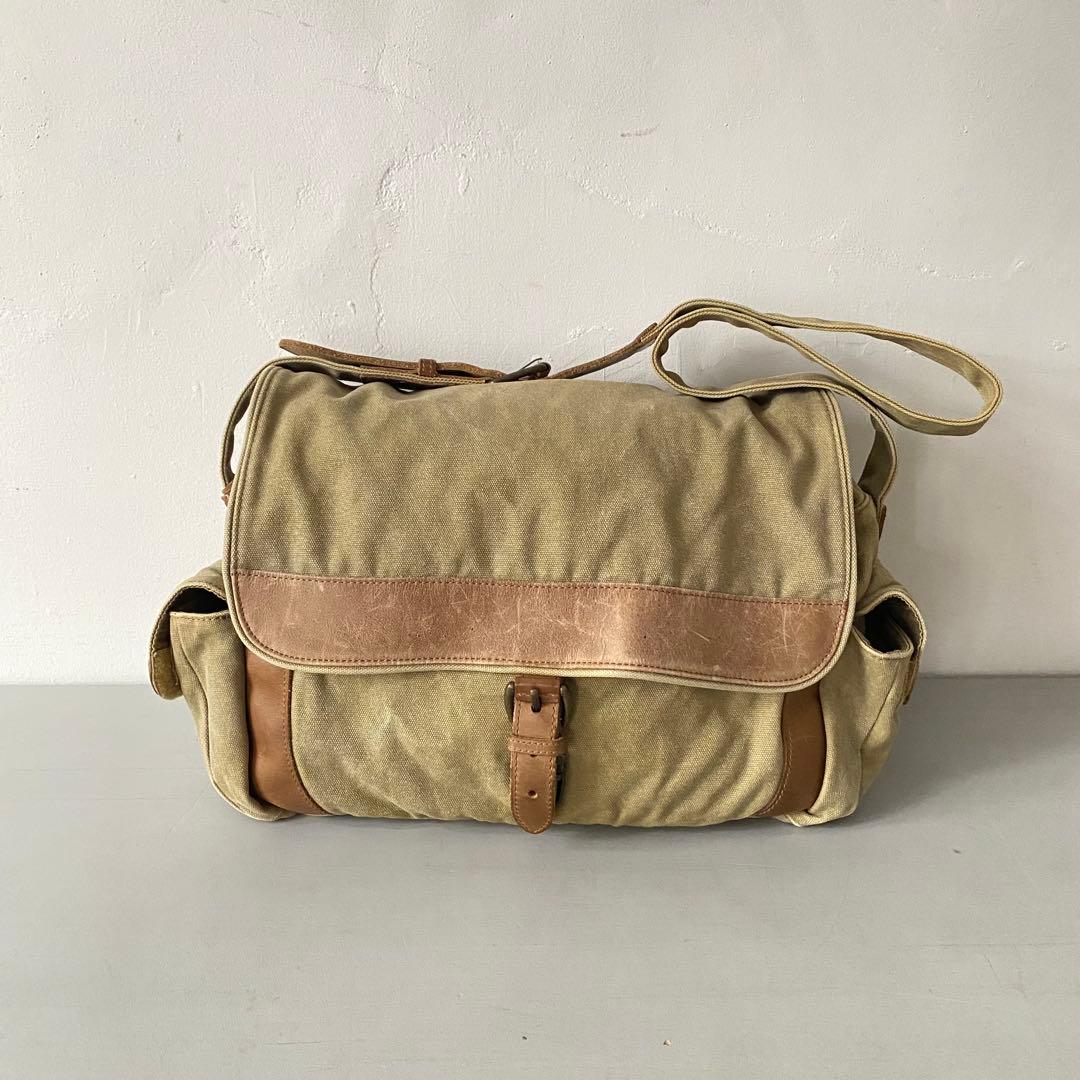00s L.L.BEAN エルエルビーン　ショルダーバッグ　カバン　レザー　鞄
