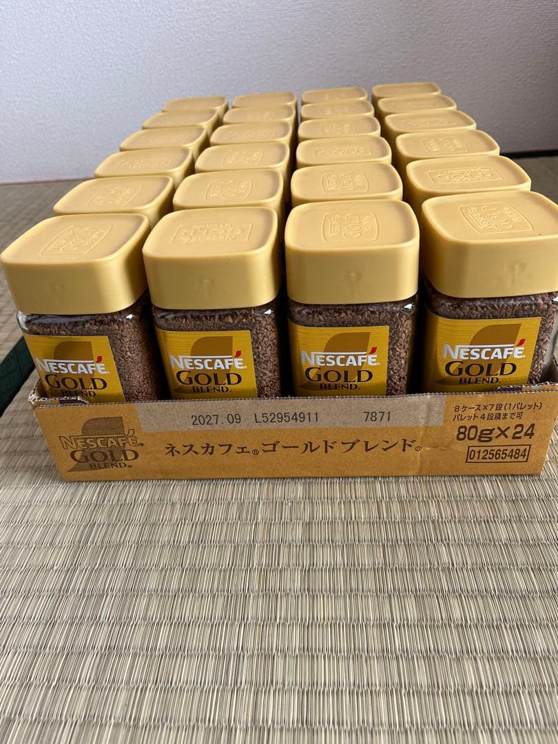 本日限り　ネスカフェ ゴールドブレンド 80g 24本セット 1ケース