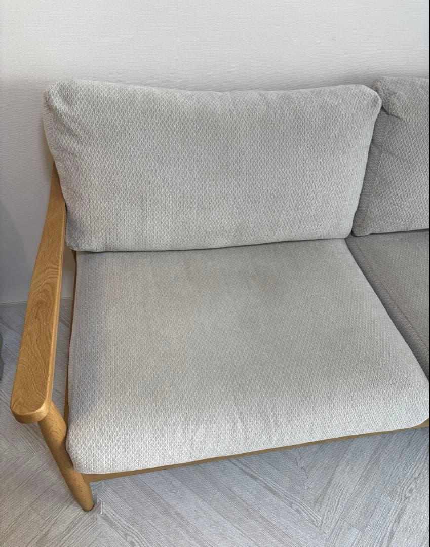 大川家具 2人掛けソファ(送料込)