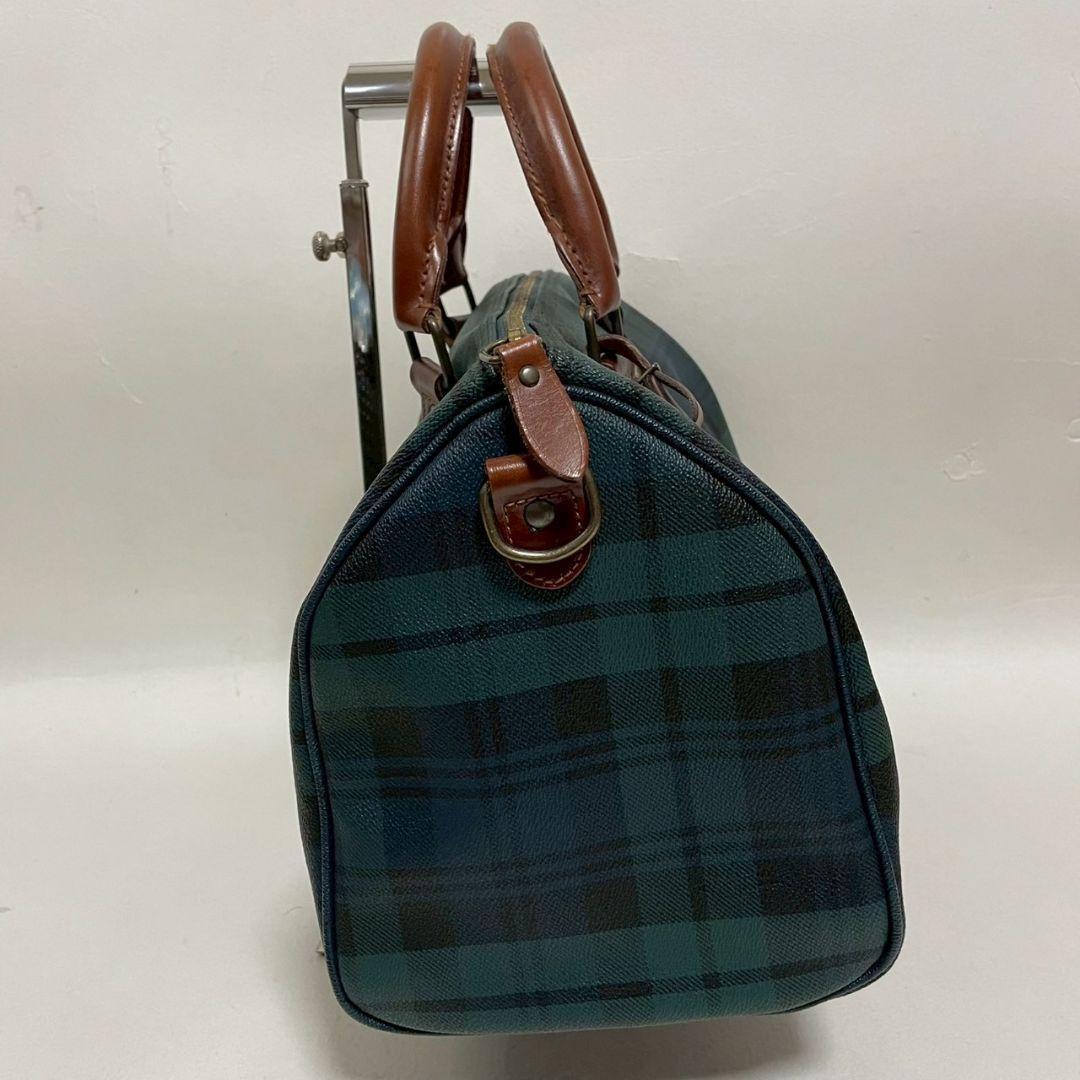 Ralph Lauren ポロラルフローレン　ボストンバッグ グリーン チェック