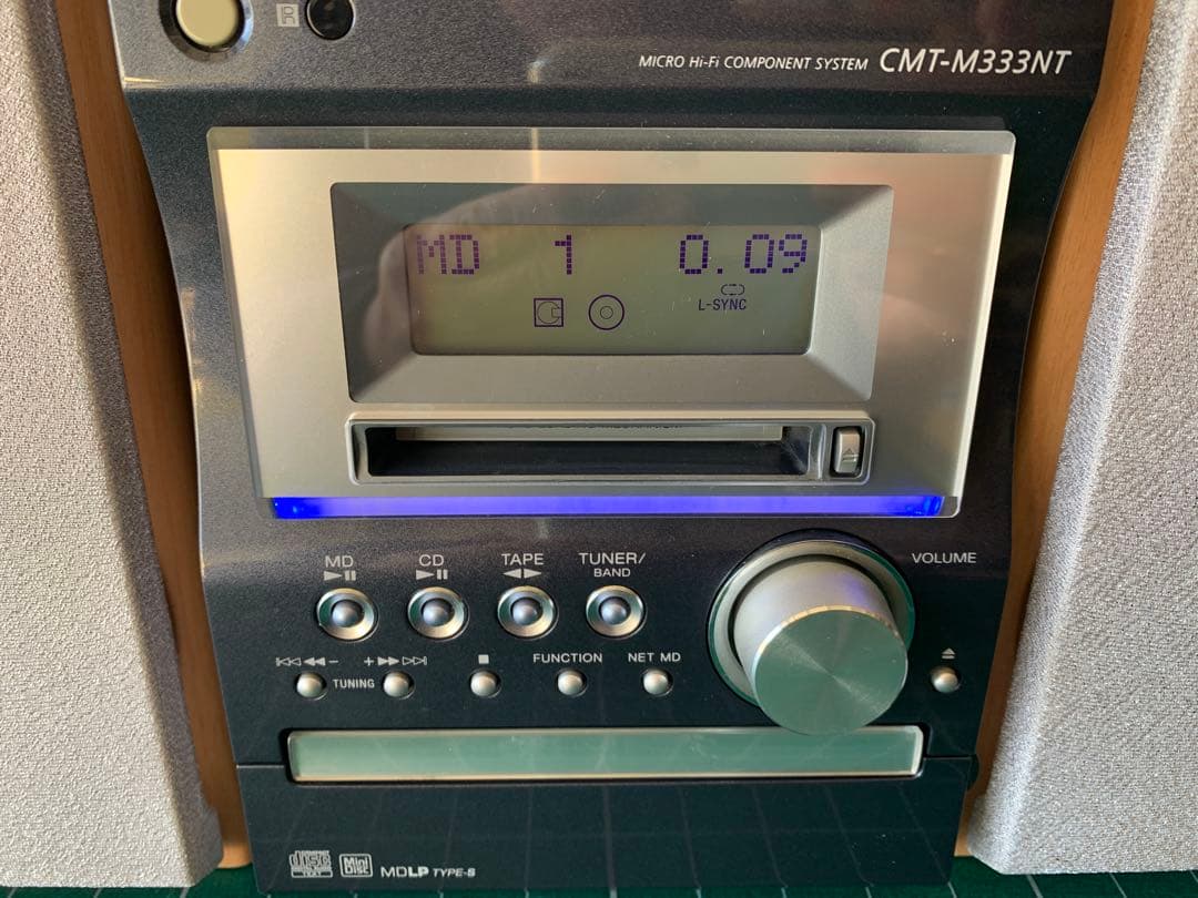 SONY ミニコンポ　CMT-M333NT CD・MD・カセットデッキ
