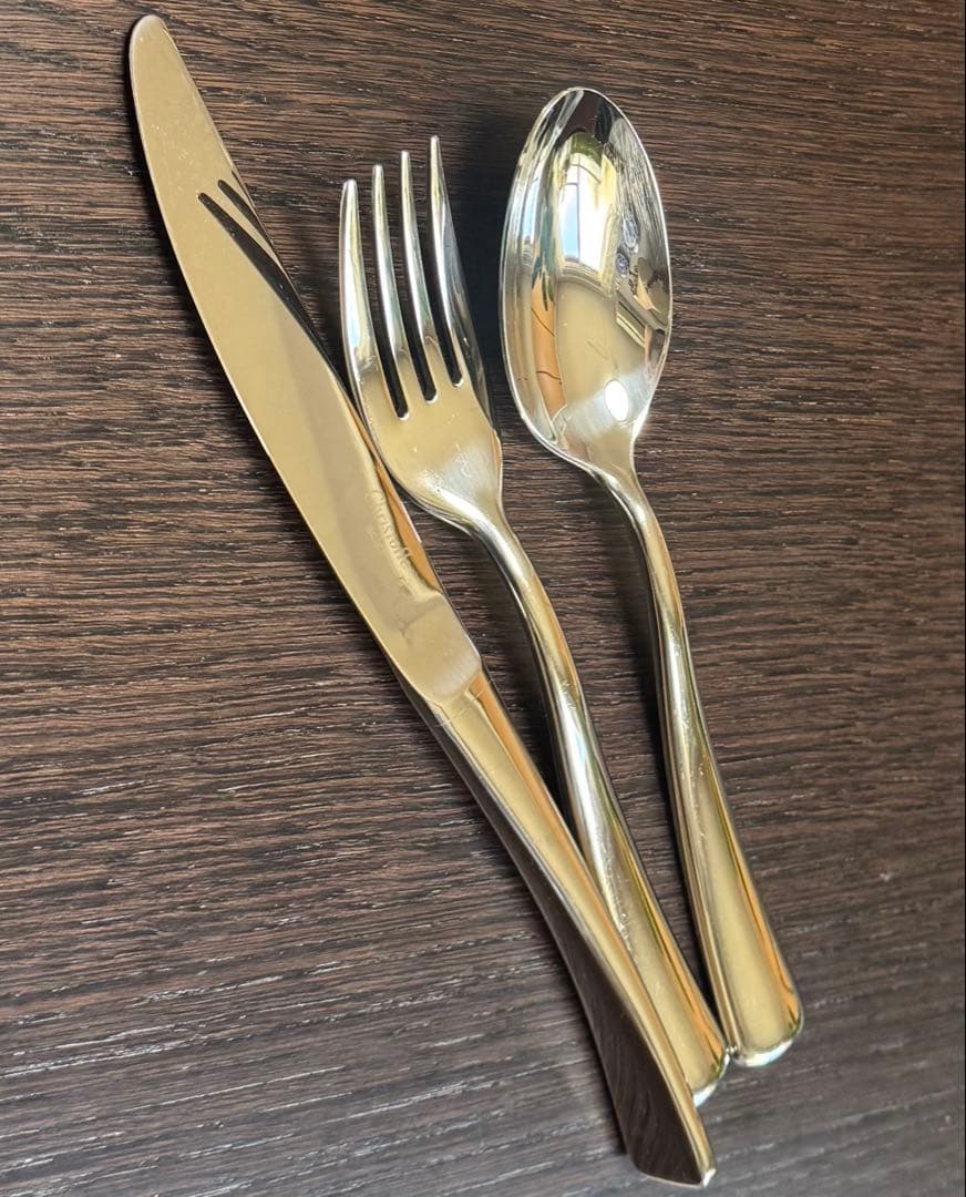 ③ Christofle acier カトラリー 3本 2セット　計6本