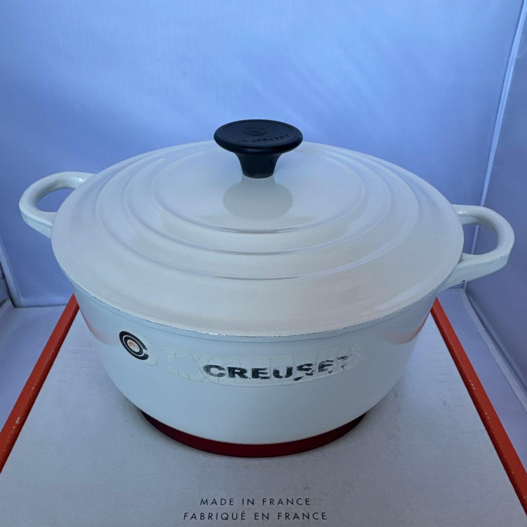 LE CREUSET ル・クルーゼ ココットロンド 20㎝ 白