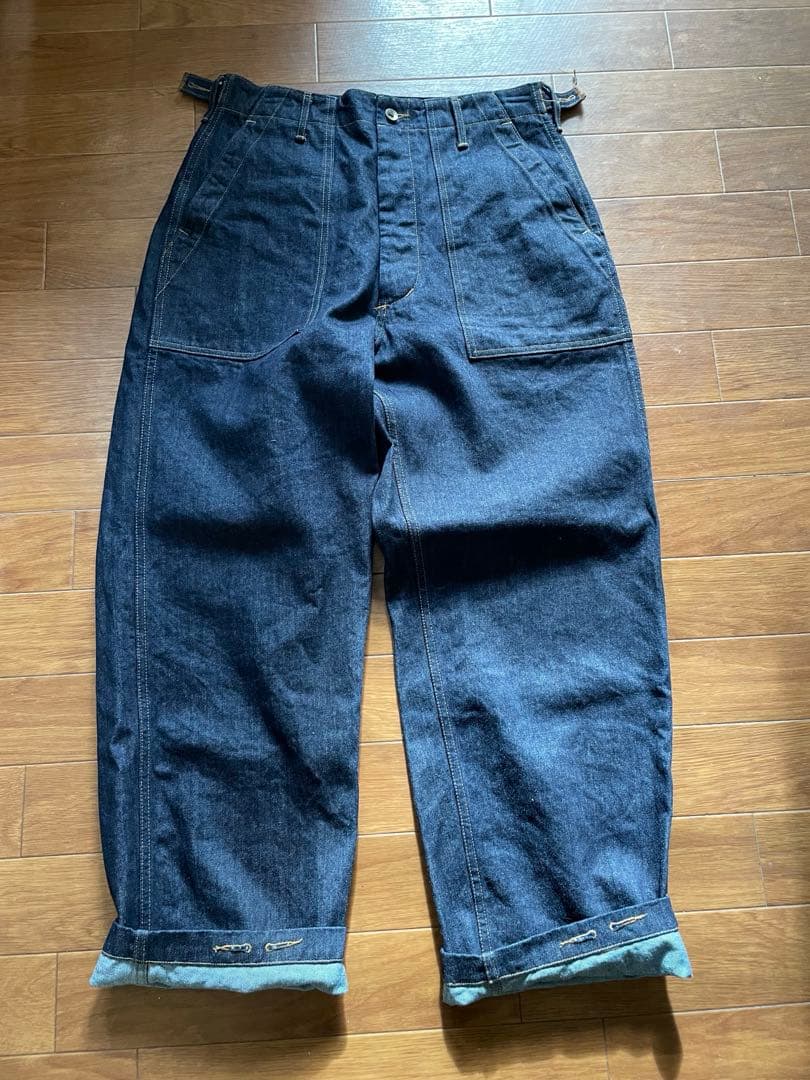 EG WORKADAY ワーカデイ　FATIGUE PANT コーンデニム　S