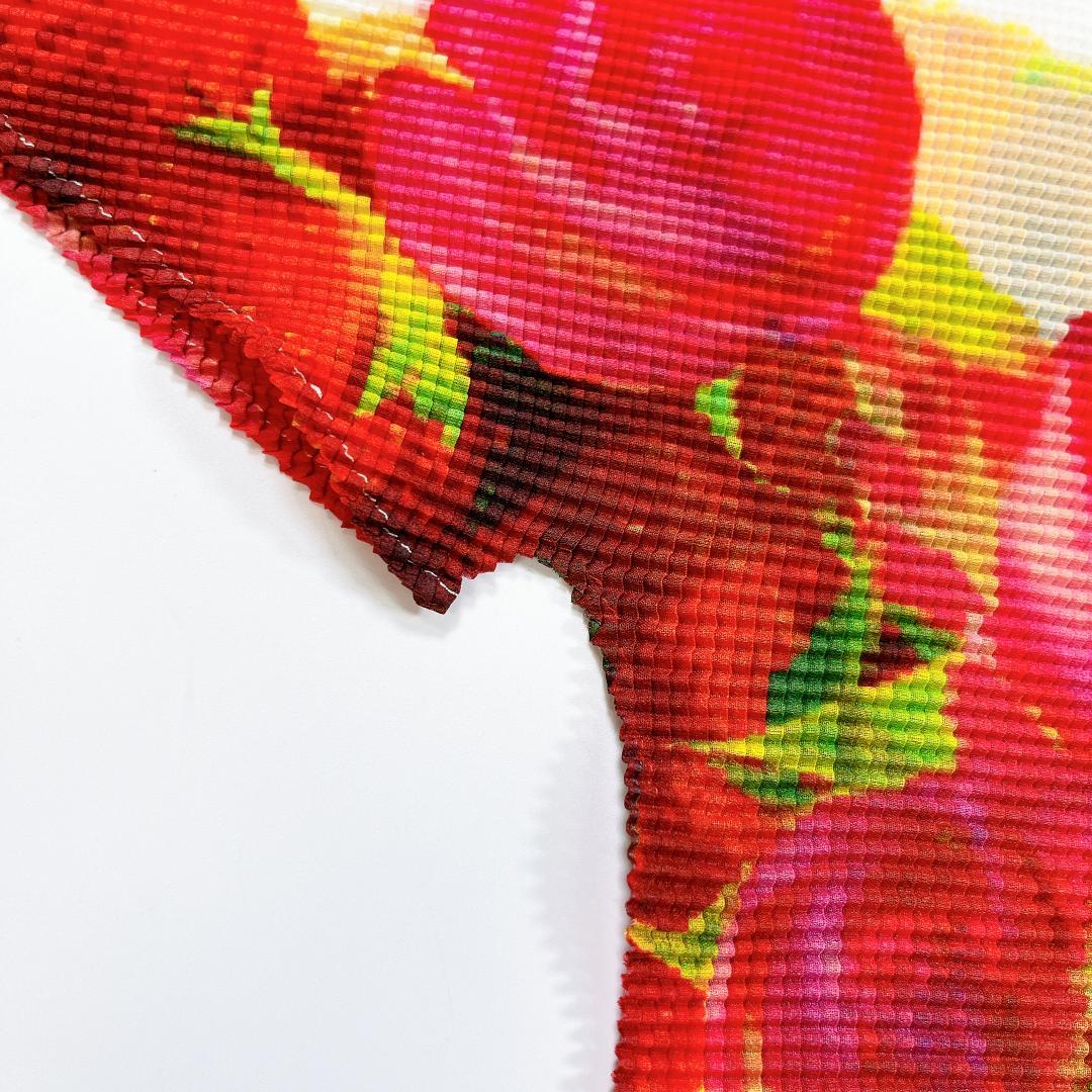 美品 me ISSEY MIYAKE いちご柄 半袖 カットソー ブラウス F