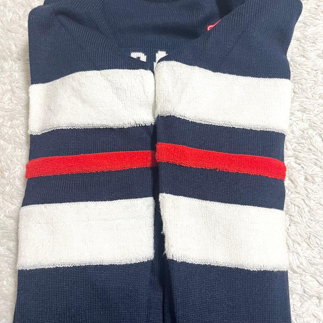 ニューバランス ゴルフウェア ニット セーター L相当 防風防寒 ビッグロゴ