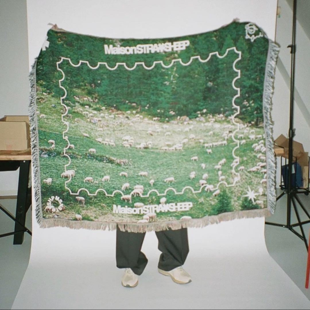 ラグ・カーペット MAISON STRAYSHEEP STRAYSHEEP RUG GREEN