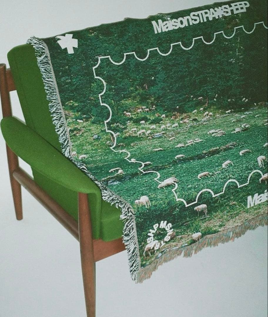 ラグ・カーペット MAISON STRAYSHEEP STRAYSHEEP RUG GREEN
