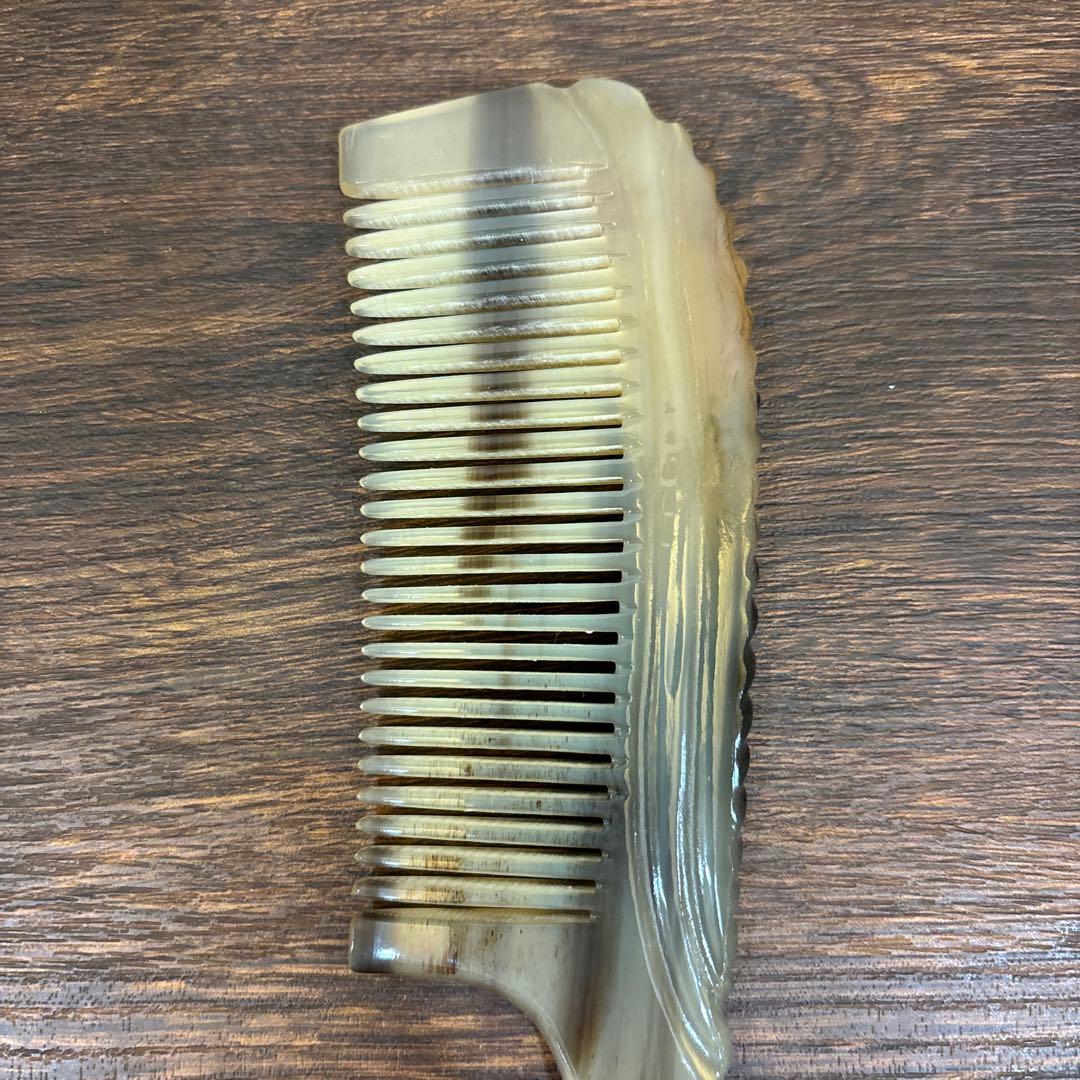 シープホーンコーム　ナチュラルホーンコーム　羊角　天然角　ハンドメイドコーム