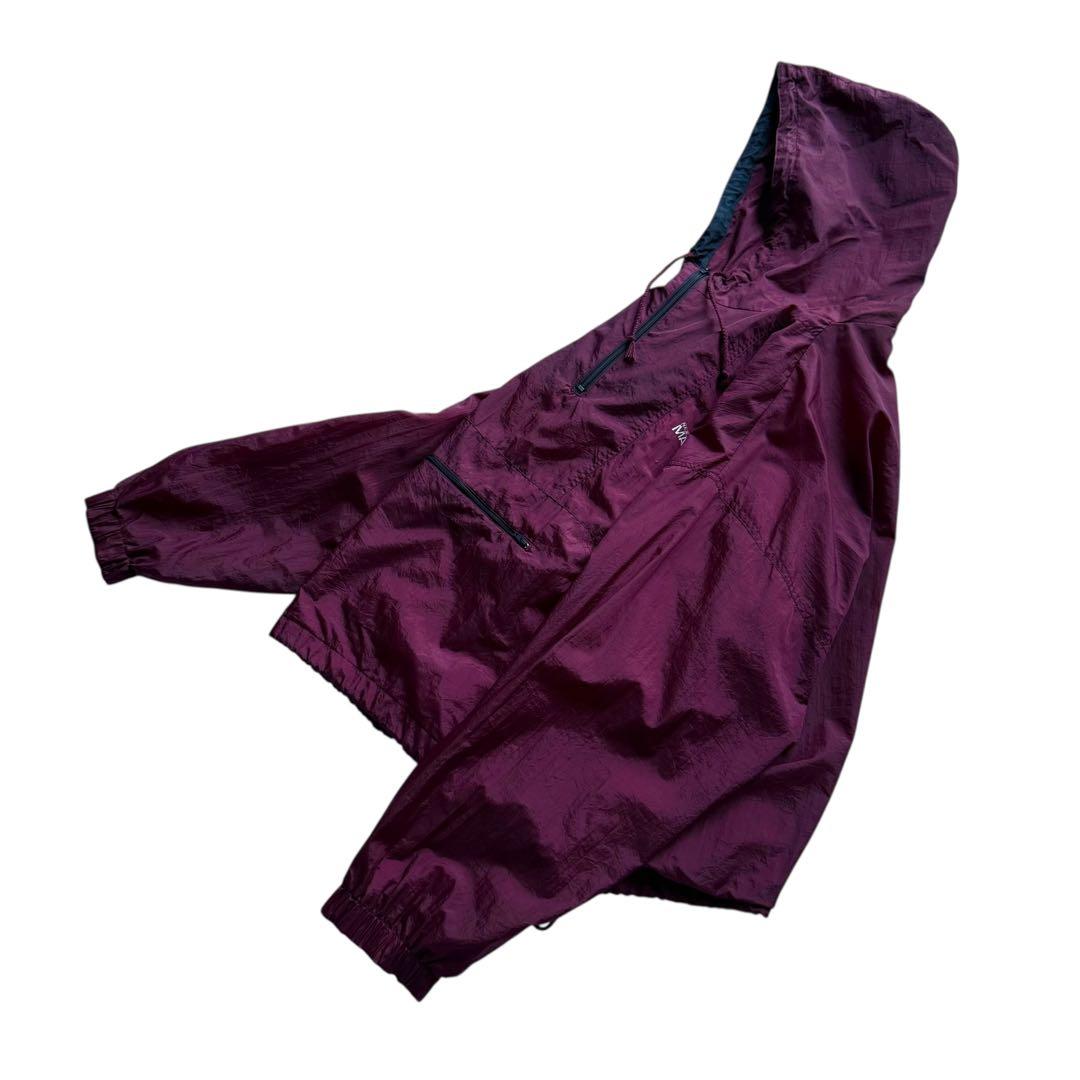 ナイロンアノラックジャケット ニューヨークシティマラソン ハーフジップ　90s