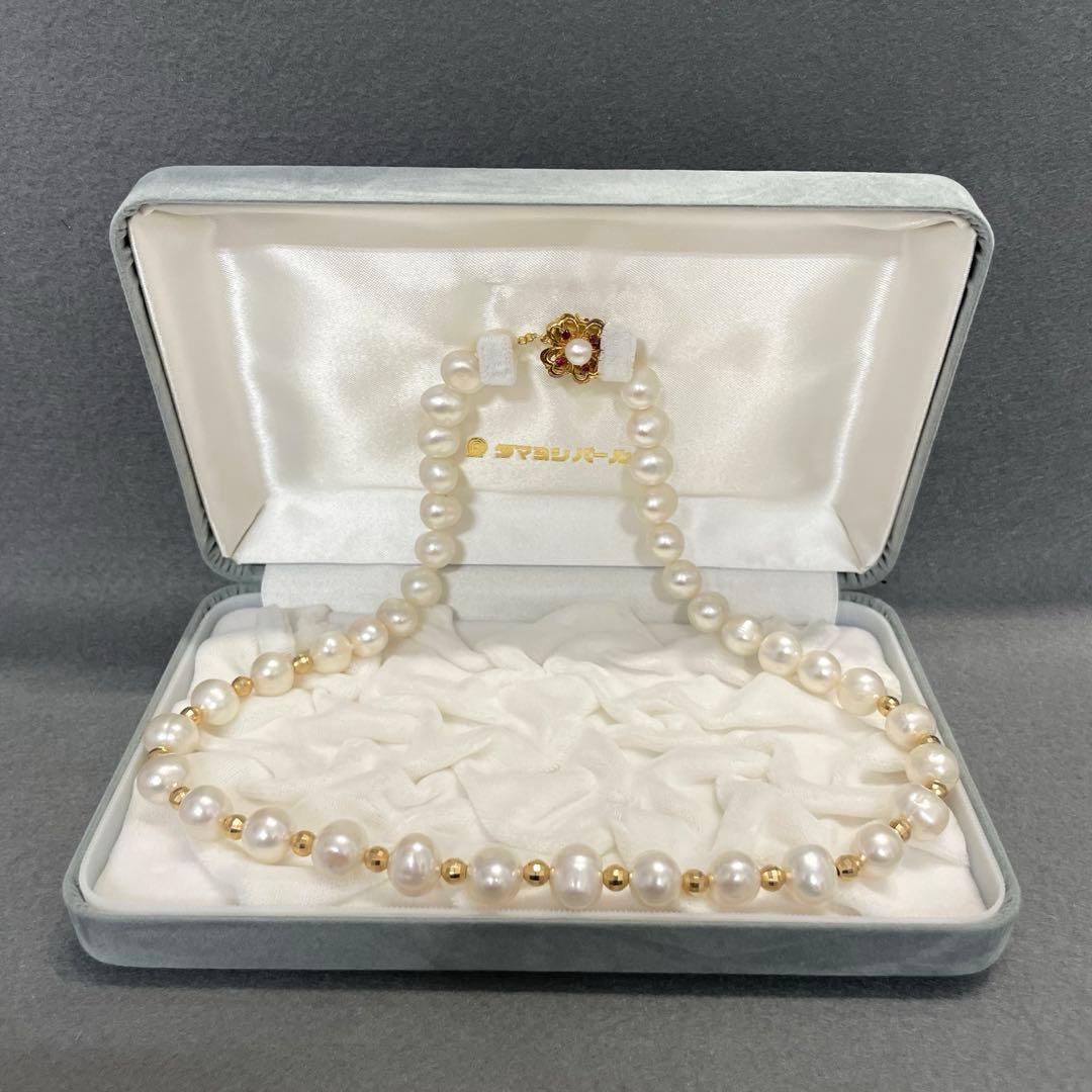 【F】本真珠 パールネックレス レディース タマヨシパール