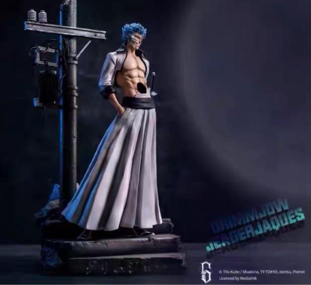 BLEACH 黒衣少年図 グリムジョー ガレージキット スタチュー①①