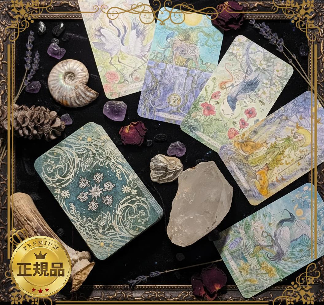 【正規品タロットカード】人気作者の繊細なアート作品✨生命力あふれる緑のデッキ
