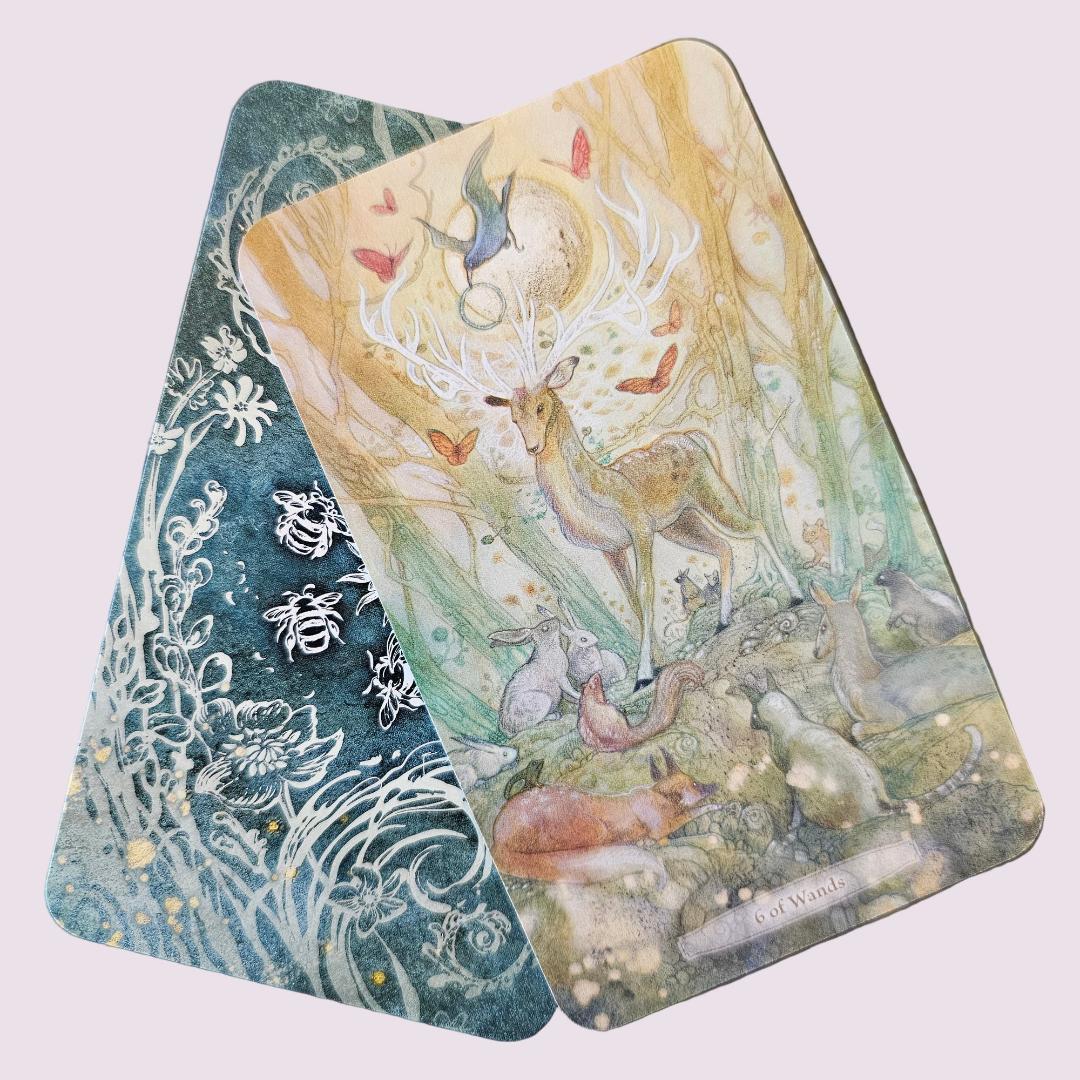【正規品タロットカード】人気作者の繊細なアート作品✨生命力あふれる緑のデッキ