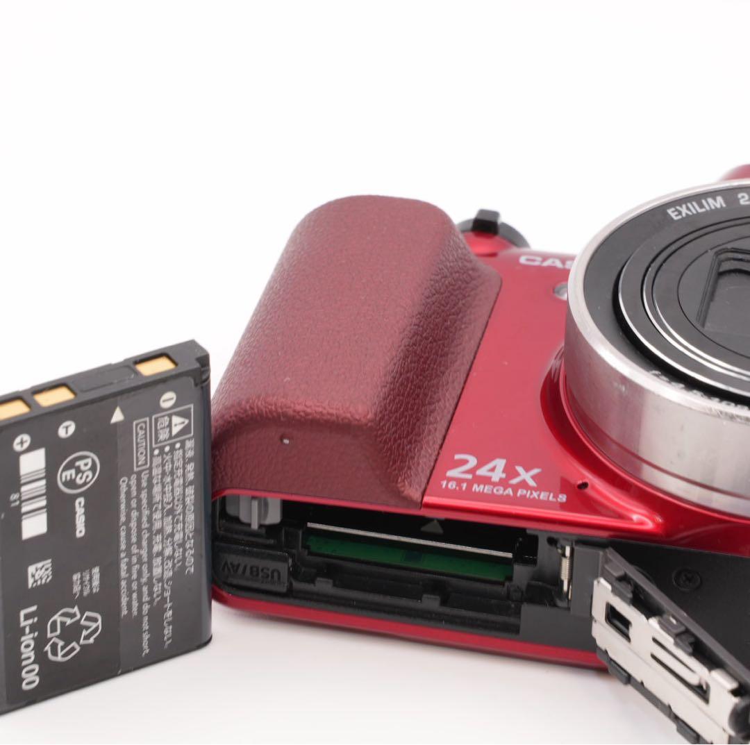 【動作品】CASIO EXILIM EX-H60 デジカメ 赤 作例アリ