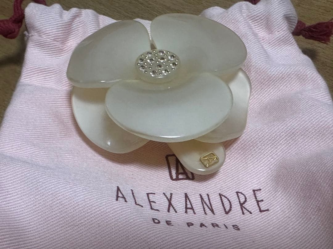 ALEXANDRE de PARIS カメリアバレッタ　アレクサンドルドゥパリ