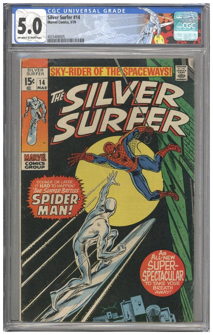 アメコミリーフ　Silver Surfer #14 CGC 5.0