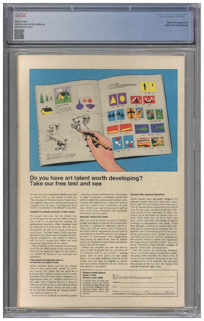 アメコミリーフ　Silver Surfer #14 CGC 5.0