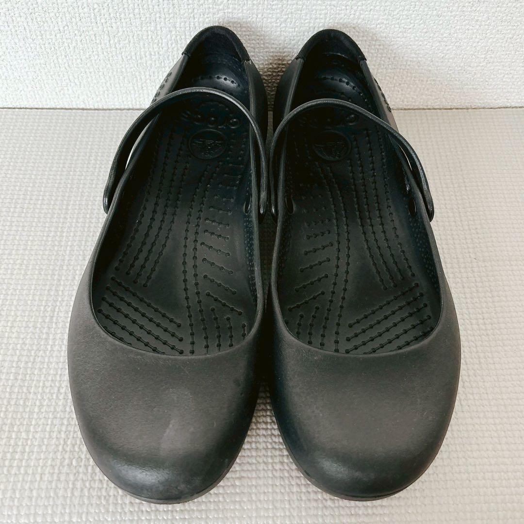 美品✨クロックス アリスワーク 黒 W9 25.0 メリージェーン
