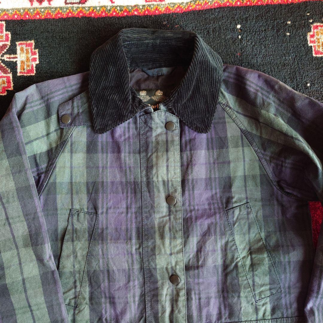 BARBOUR ブラックウォッチ オイルドジャケット 10 オールドバブアー