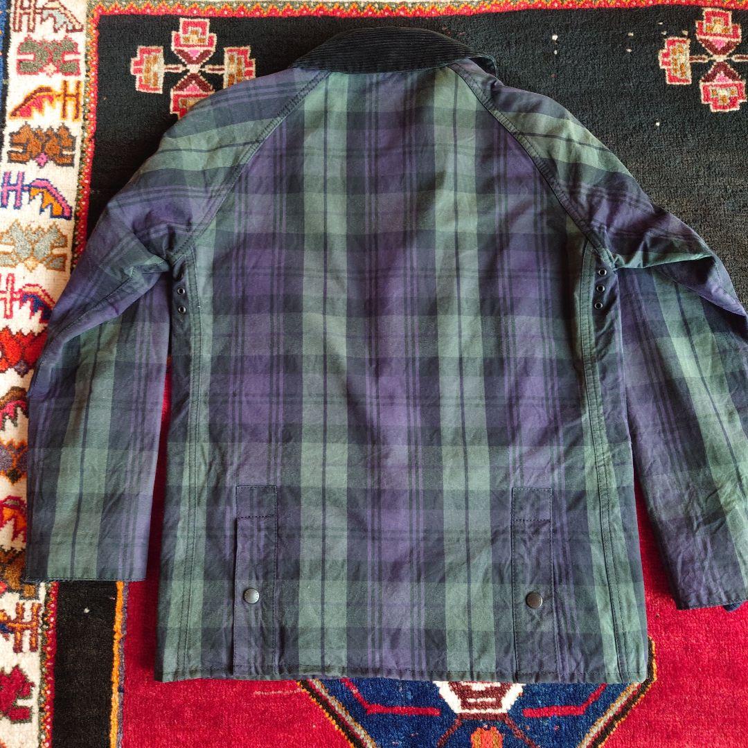 BARBOUR ブラックウォッチ オイルドジャケット 10 オールドバブアー