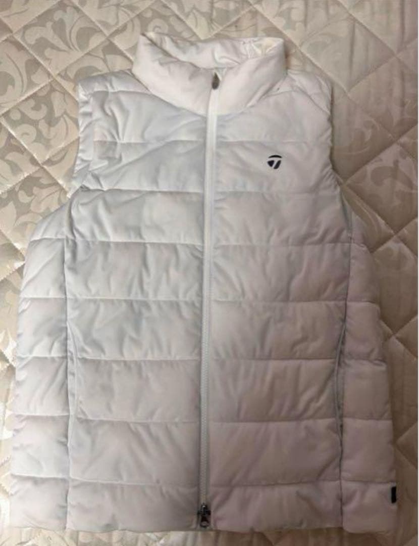 テーラーメイド ダウンベスト　白