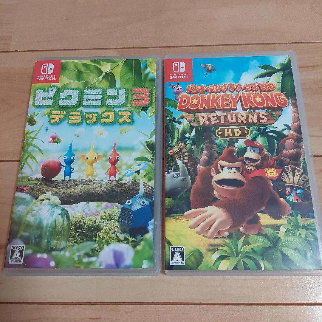 スイッチ ソフト セット ピクミン3 ドンキーコング リターンズHD まとめ売り