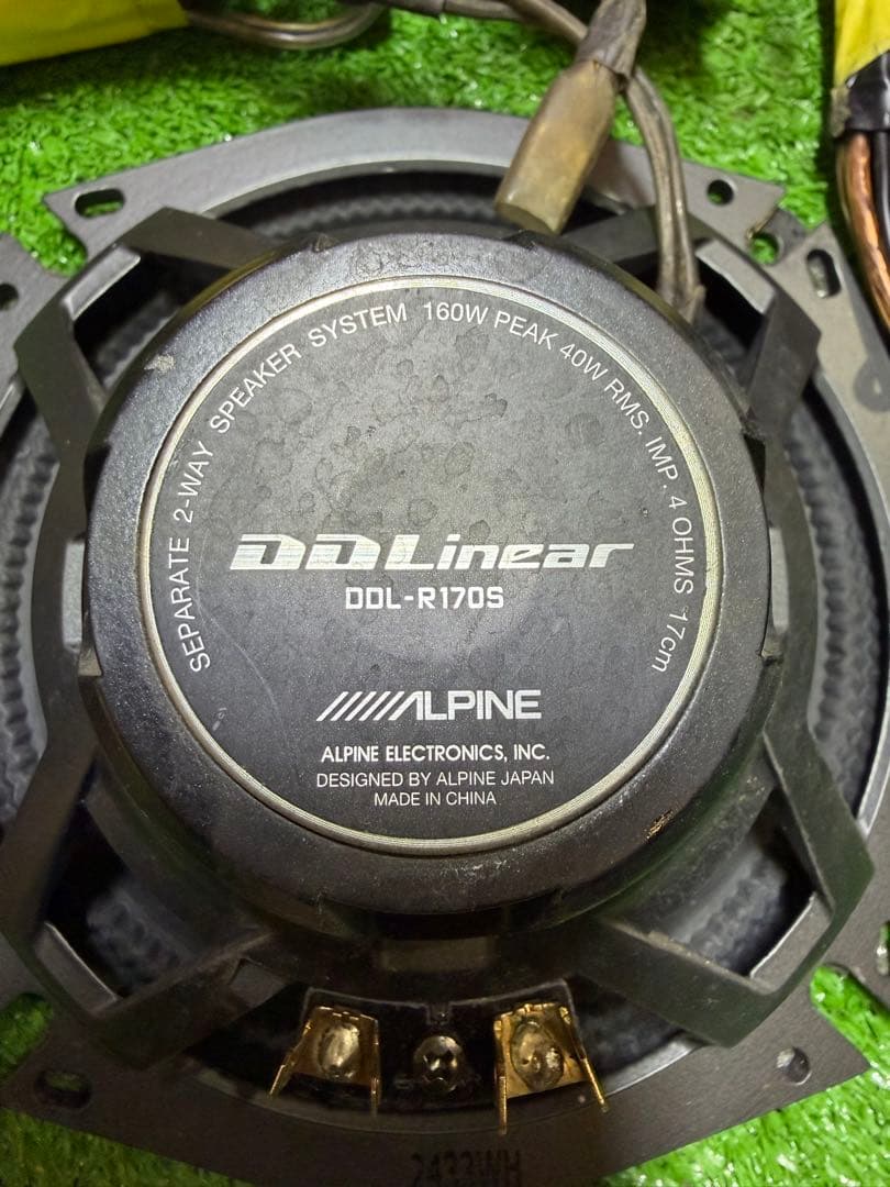 DDL-R170s STL-17cALPINE スピーカーセット 配線付き