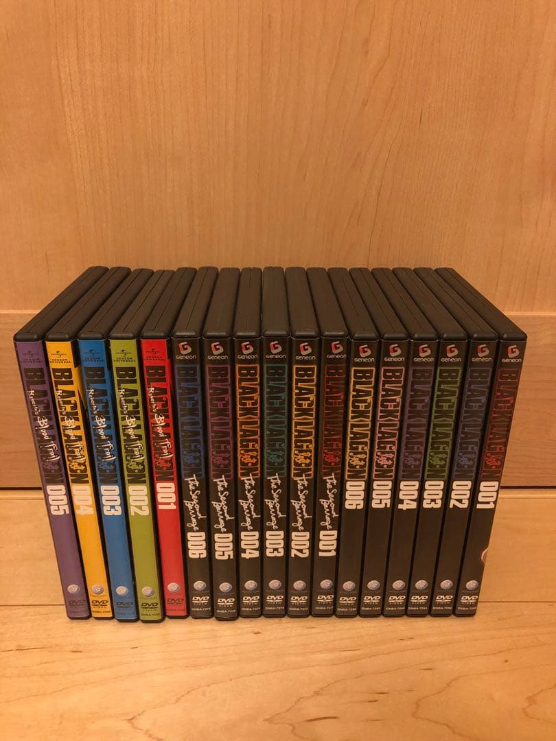 【DVD】ブラックラグーン BLACK LAGOON 1～3期 全巻セット