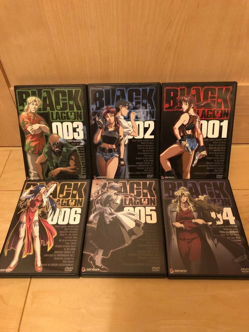 【DVD】ブラックラグーン BLACK LAGOON 1～3期 全巻セット