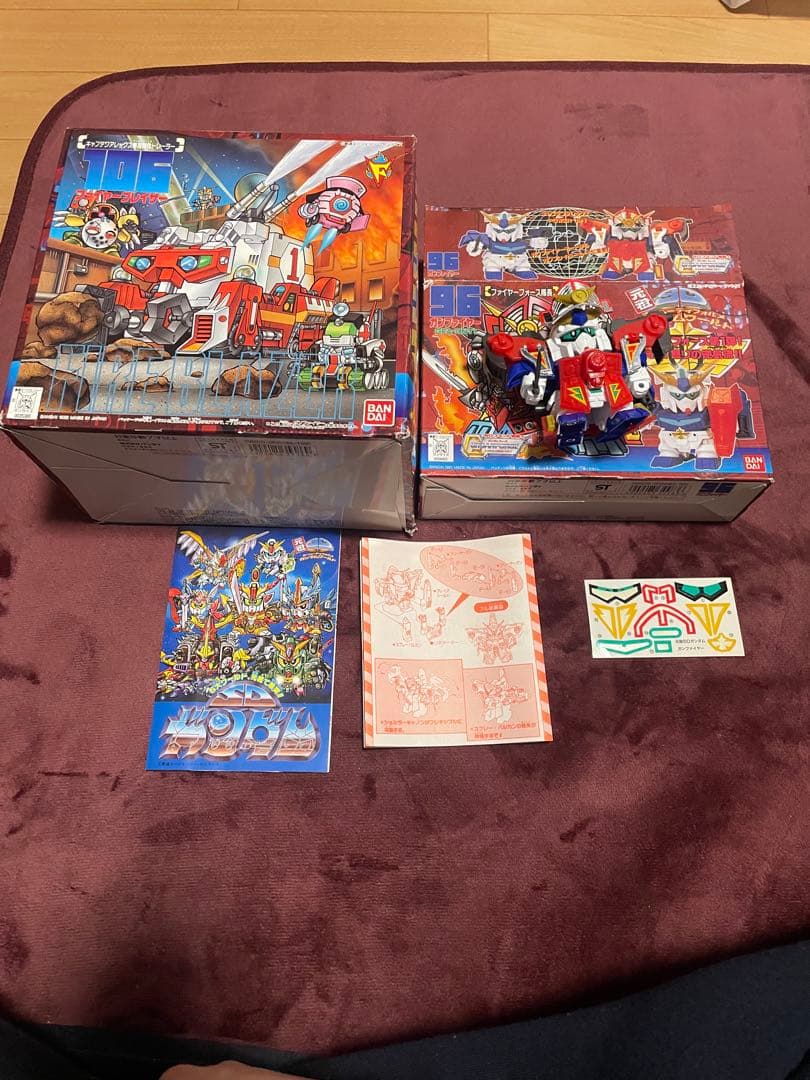 元祖SDガンダム　ガンファイヤー　ファイヤーブレイザー　セット