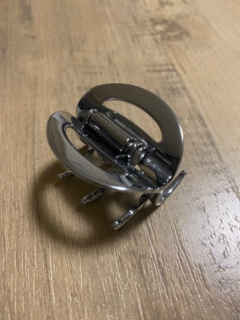 コレットマルーフ シルバーメタルヘアクリップ