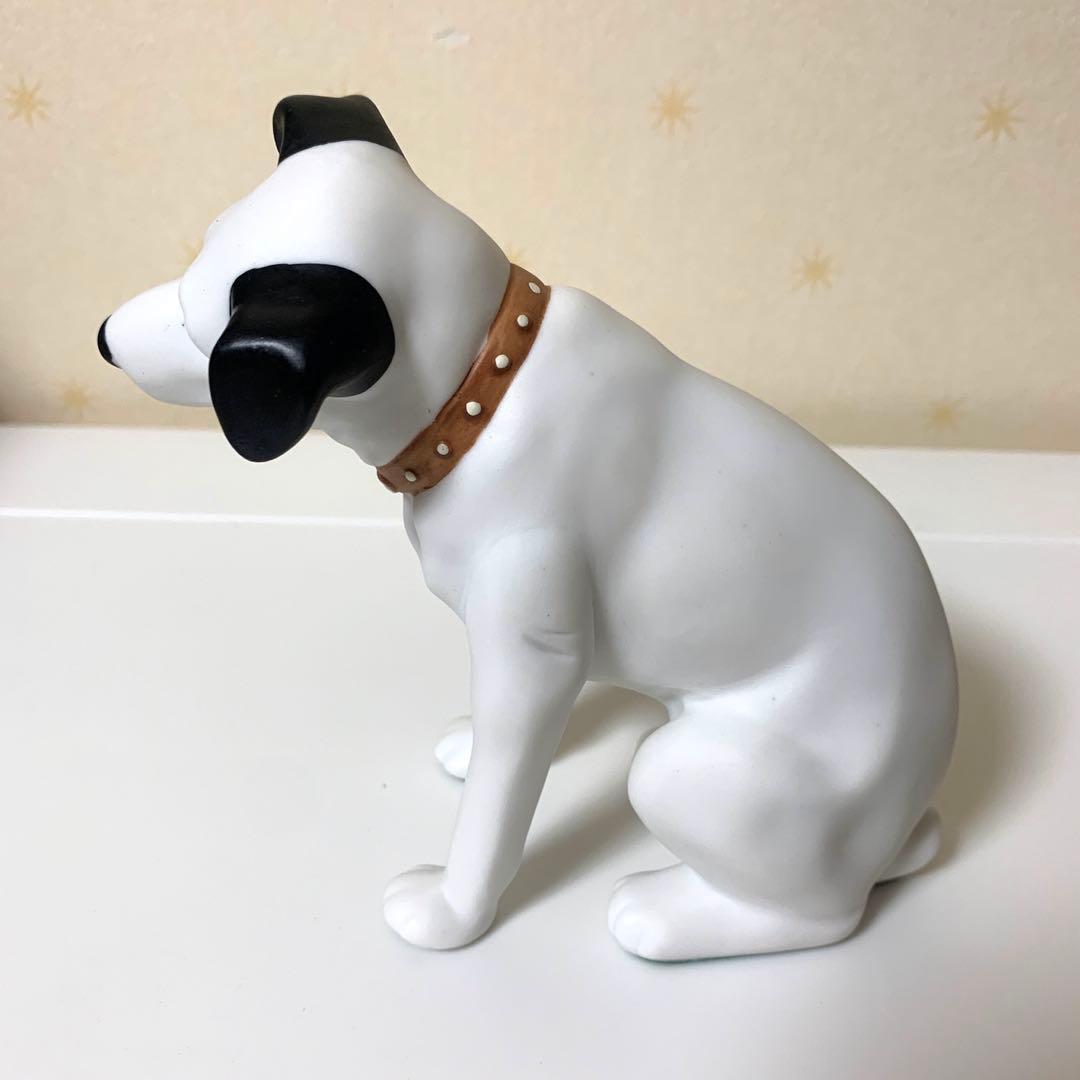 【希少】ビクター犬、ニッパー君、蓄音機、台座、3点セット　陶器製置物　非売品