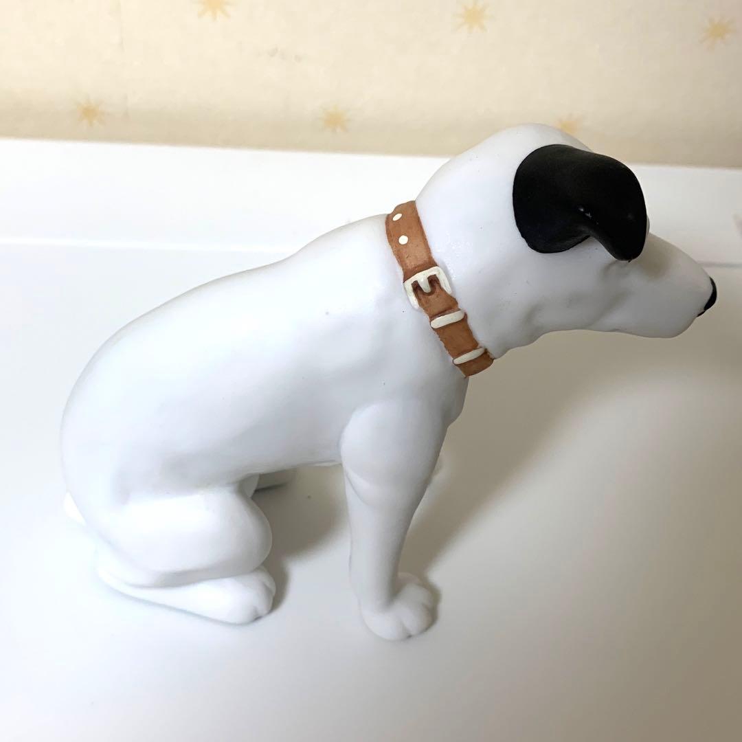 【希少】ビクター犬、ニッパー君、蓄音機、台座、3点セット　陶器製置物　非売品