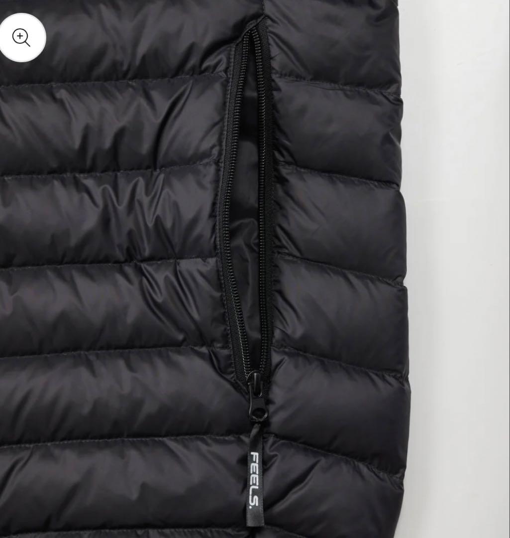 FEELS 上杉柊平 SHELL DOWN JACKET BLACK