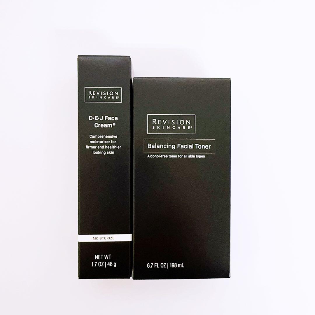 DEJフェイスクリーム　バランシングフェイシャルトナー　2点　リビジョン