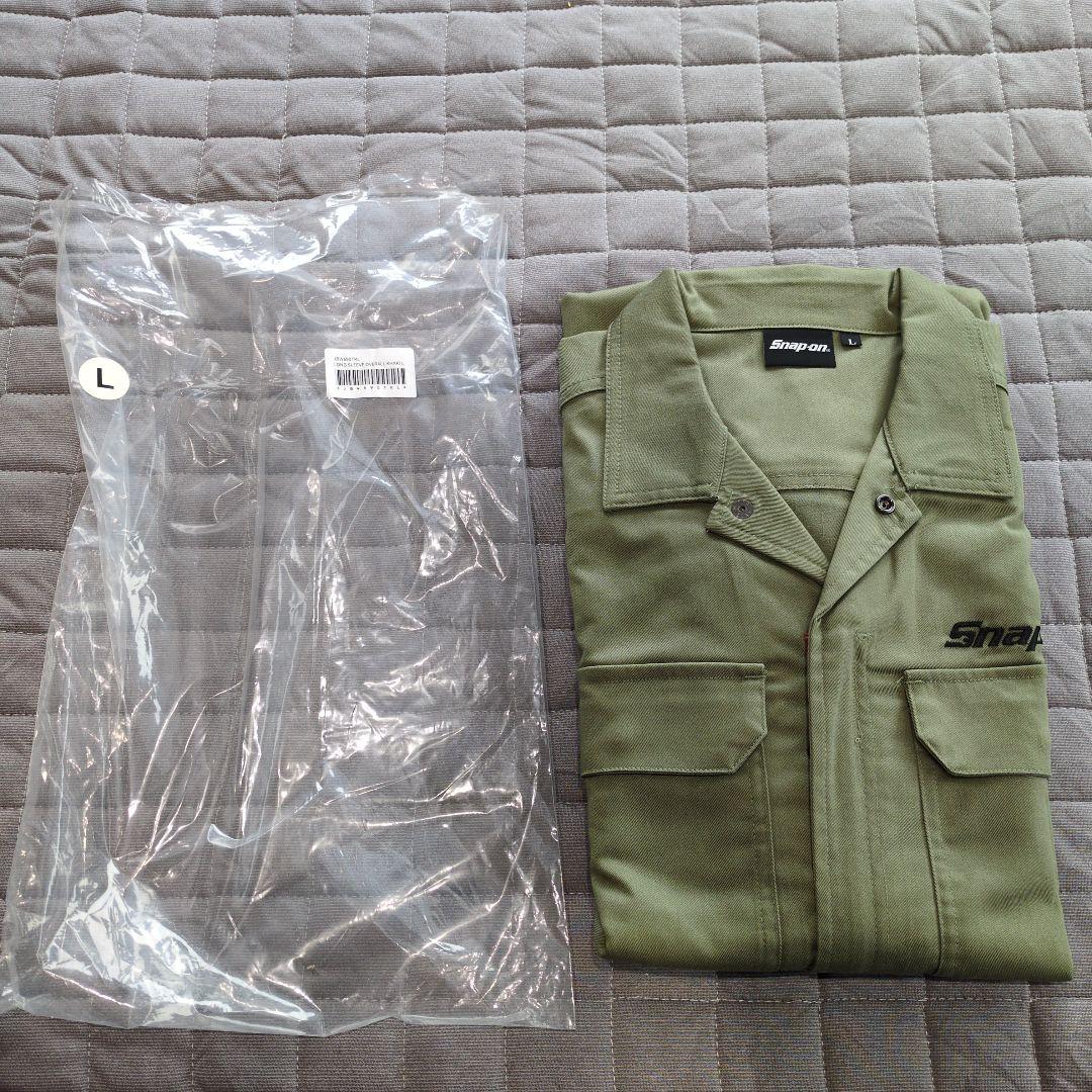 Snap-on　スナップオン　カーキ Lサイズ つなぎ