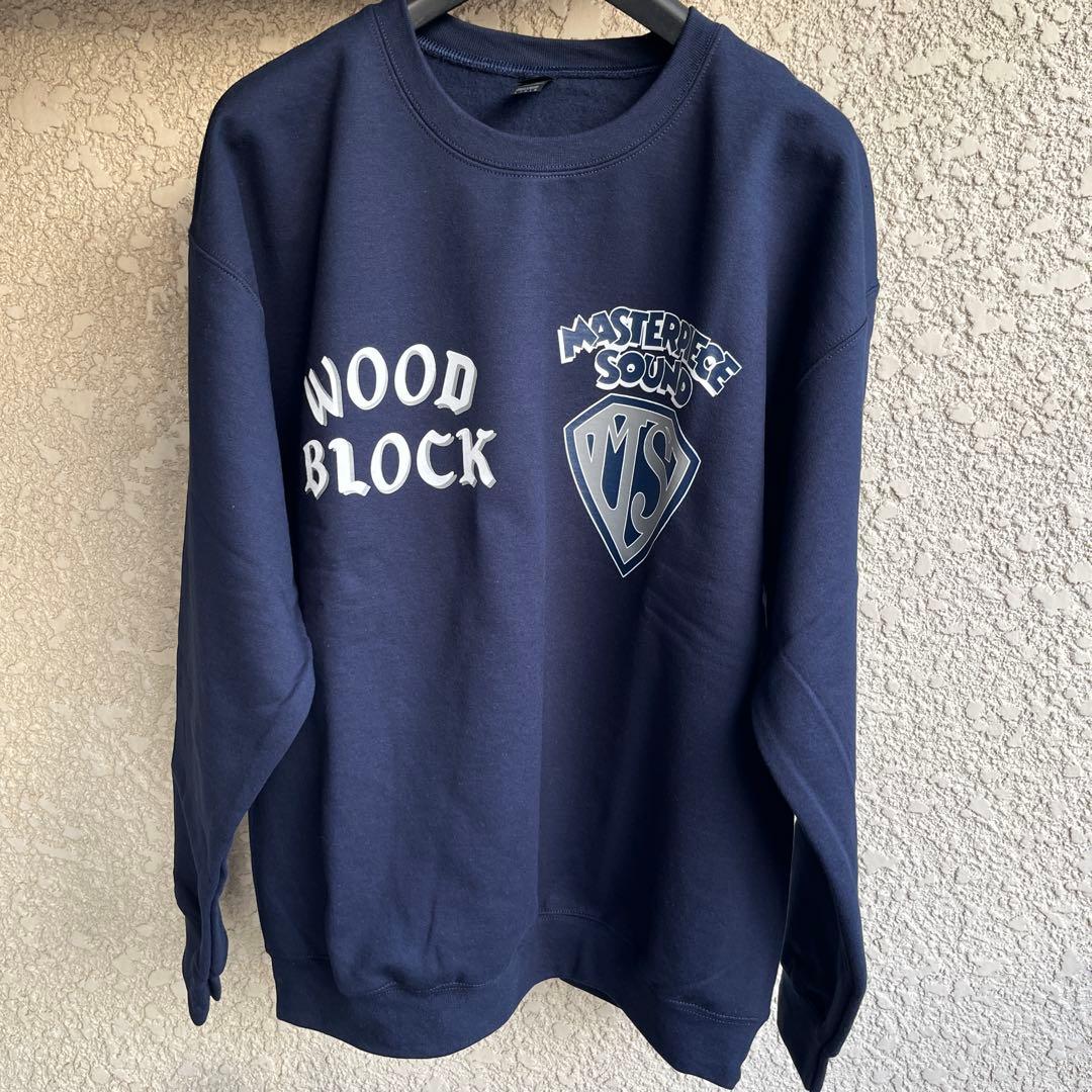 完売 MASTERPIECE SOUND ×WOOD BLOCK トレーナー L