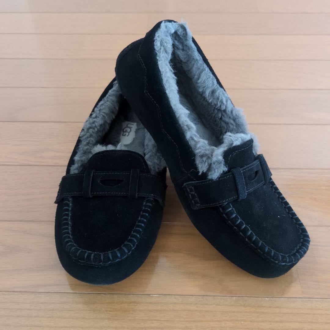 UGG モカシン 24cm ブラック