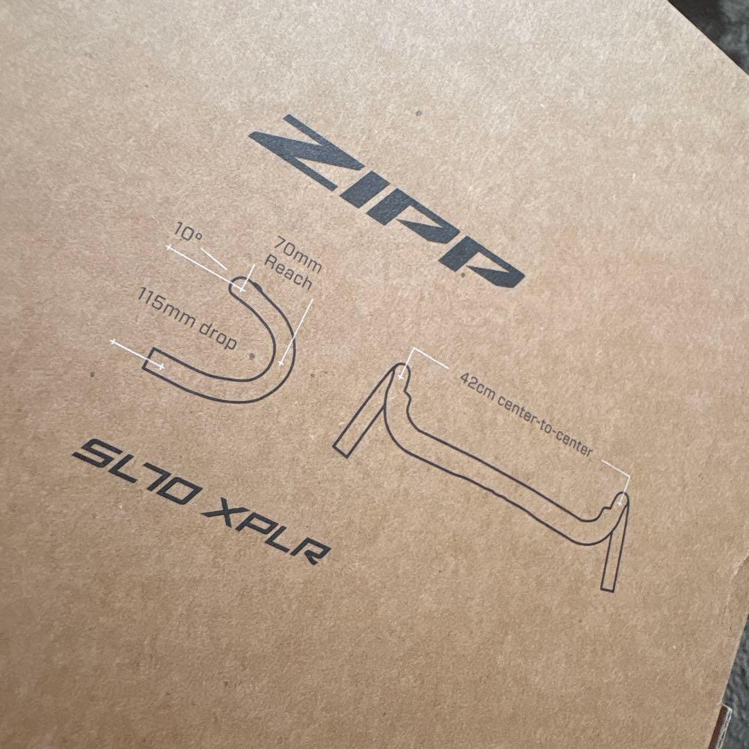 ZIPP SL-70 XPLR カーボンハンドルバー 42㎝ エクスプロア