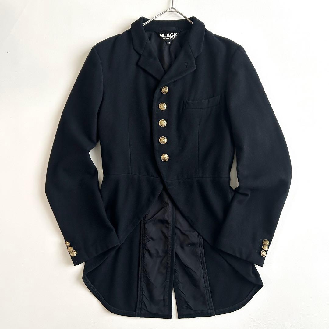 AD2010✨コムデギャルソン 縮絨ウール 燕尾 テーラードジャケット 川久保玲